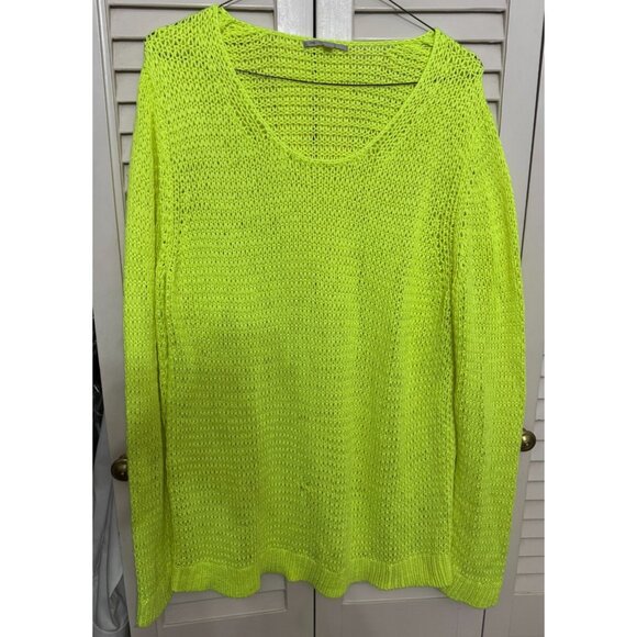 Gap XXL neon yellow knit long sleeve sweater - Picture 1 of 4